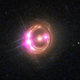 Illustration for article titled Distant supermassive black hole spins at half the speed of light
